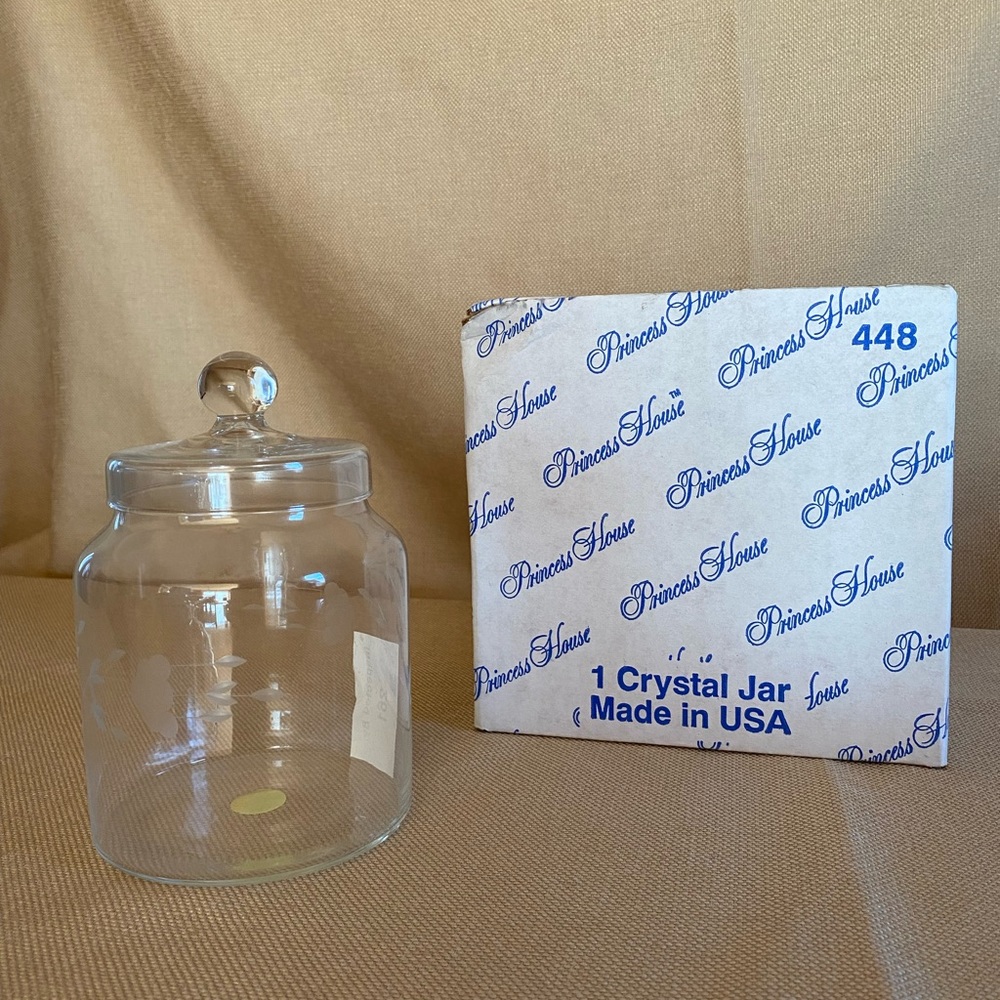 Princess House Crystal Jar